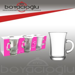 LAV-YUD402E YUDUM KULPLU ÇAY BARDAK