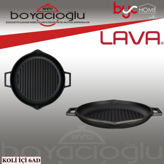 LAVA DÖKÜM YUVARLAK TAVA 30CM LAVA DÖKÜM YUVARLAK TAVA 30CM