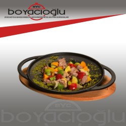 LAVA DÖKÜM SAC KAVURMA 28CM ALTLIKLI