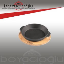 LAVA DÖKÜM YUV.SERVİS TABAĞI 16(Ø)CM ALTLIKLI 