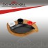 LAVA DÖKÜM GÖZ SERVİS TABAĞI 15X26CM ALTLIKLI 