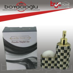 LVN-19866 DAMALI SÜNGERLİKLİ SIVI SABUNLUK