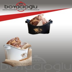 LVN01984 LVN00840 METAL GONDOL EKMEK SEPETİ