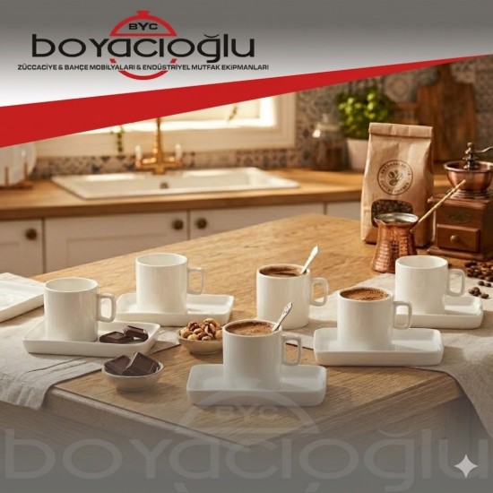 LAVİN LVN44219 PORS 6LI KAHVE FİNCAN TK.