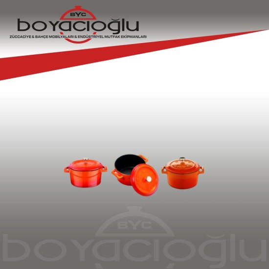 LAVA DÖKÜM 10CM 3LÜ MİNİ TENCERE