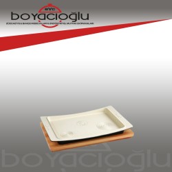 LAVA DÖKÜM SERVİS TABAĞI 36X24 ALTLIKLI