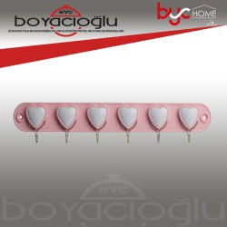 MELODY M-073 6LI DUVAR YAPIŞKAN ASKI 
