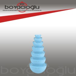 ÜÇSAN M2014 7Lİ YUVARLAK TUPPER SAKLAMA