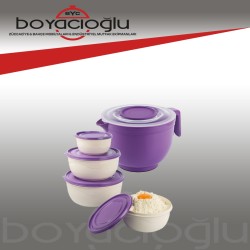 ÜÇSAN M204 DİKDÖRGEN SAKLAMA KABI 1LT