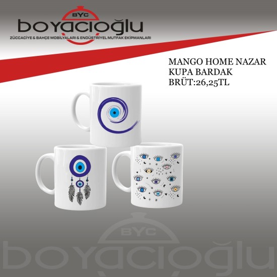 MANGO HOME NAZAR KUPA BARDAK MANGO HOME NAZAR KUPA BARDAK