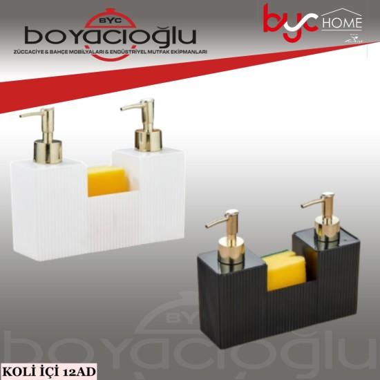 ÖZKALE MD-310 LUKA 2Lİ SIVI SABUNLUK ÖZKALE MD-310 LUKA 2Lİ SIVI SABUNLUK