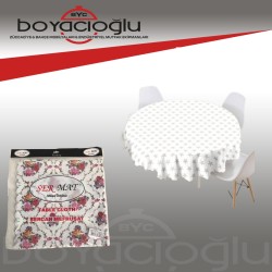 MASA ÖRTÜSÜ DİLİMLİ 140 CM YUVARLAK