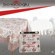 MASA ÖRTÜSÜ DİLİMLİ 140X140 KARE
