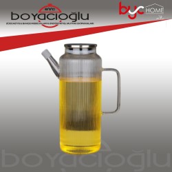 MİEN GLA-09 METAL KAPAKLI CAM YAĞLIK 1000ML