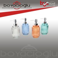 MIEN JS-04 CAM ÇİZGİLİ SIVI SABUNLUK