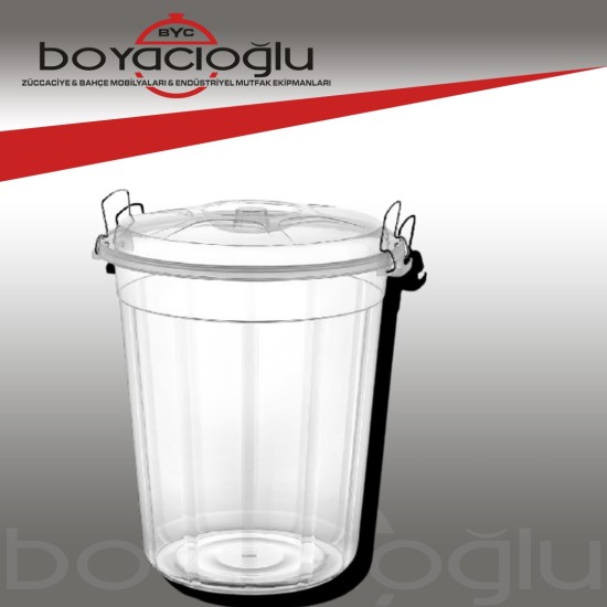 MERDEM MRD097 BAKLİYAT KOVA 50LT ŞEFFAF