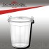 MERDEM MRD097 BAKLİYAT KOVA 50LT ŞEFFAF