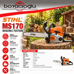 STIHL MS170 BENZİNLİ TESTERE