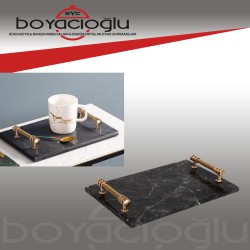PALMİYE MERMER SUNUM TEPSİ DİKD.