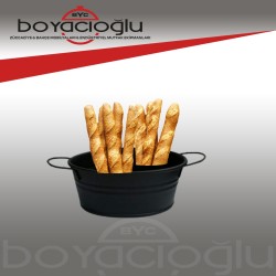 MTL-200377 METAL OVAL EKMEK SEPETİ