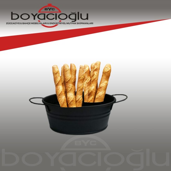 MTL-200377 METAL OVAL EKMEK SEPETİ