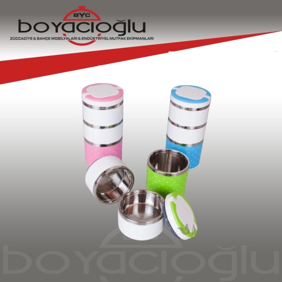 MİTRA MTR-1909-29 3LÜ YEMEK TERMOSU MİTRA MTR-1909-29 3LÜ YEMEK TERMOSU