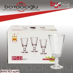 SHENGYA GLASS SYC-23 6LI KAHVE YANI BARDAK