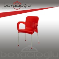 MEVSİM PARİS KOLTUK ECO METAL AYAK -KIRMIZI MEVSİM PARİS KOLTUK ECO METAL AYAK -KIRMIZI