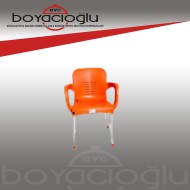MEVSİM PARİS KOLTUK ECO METAL AYAK -TURUNCU