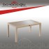 MEVSİM 90X150 RATTAN MASA CAMLI -KAPİÇİNO