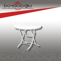 MEVSİM 80 YUVARLAK ORJİNAL KMA MASA KIRMIZI