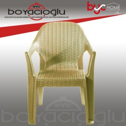 MEVSİM POLO RATTAN KOLTUK-CAPİCİNO 