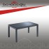 MEVSİM 90X150 RATTAN MASA CAMLI -ANTRASİT