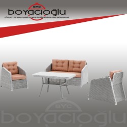 MAYSTRO MONAKO RATTAN OTURMA TAKIMI 2Lİ