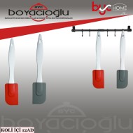 MYS MYS32014 PLASTİK SAPLI SİLİKON SPATULA MYS MYS32014 PLASTİK SAPLI SİLİKON SPATULA