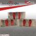 ELMASGLASS HYPER HEYBELİ ÇAY BARDAK 6LI İŞLEMELİ