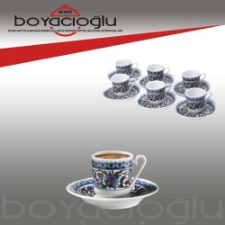 NHR35827 TOPKAPI 6LI KAHVE FİNCAN TK.