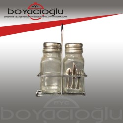 NK1315 CAM METAL STANDLI TUZLUK-BİBERLİK