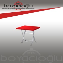 NOVUSSİ CİTY 80X80 KMA MASA-KIRMIZI