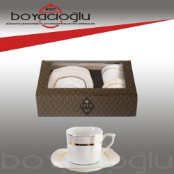 İPEK OG-6082 2Lİ KAHVE FİNCAN TK.