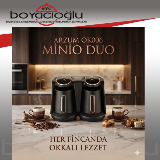 ARZUM OKKA MINIO IKILI TURK KAHVE MAKİNESİ 