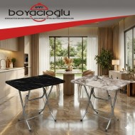 OKUYAN DİKDÖRTGEN MASA 50X80(MERMER)