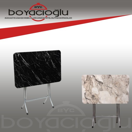 OKUYAN DİKDÖRTGEN MASA 50X80(MERMER)