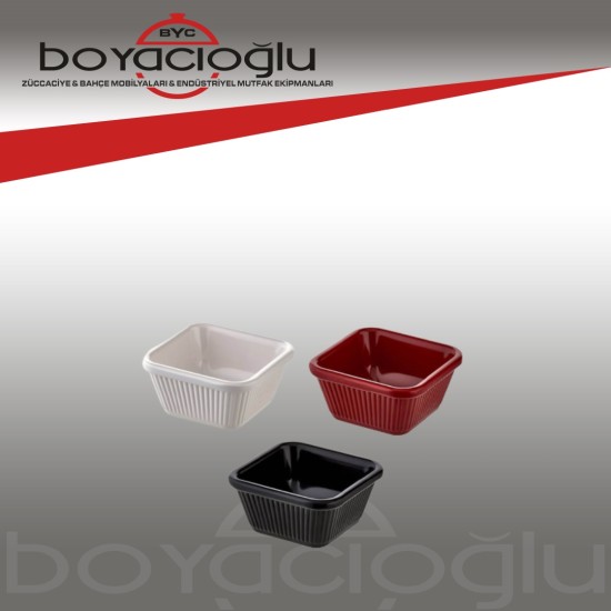 ÖZKALE MELAMİN 7X7CM KARE SOSLUK