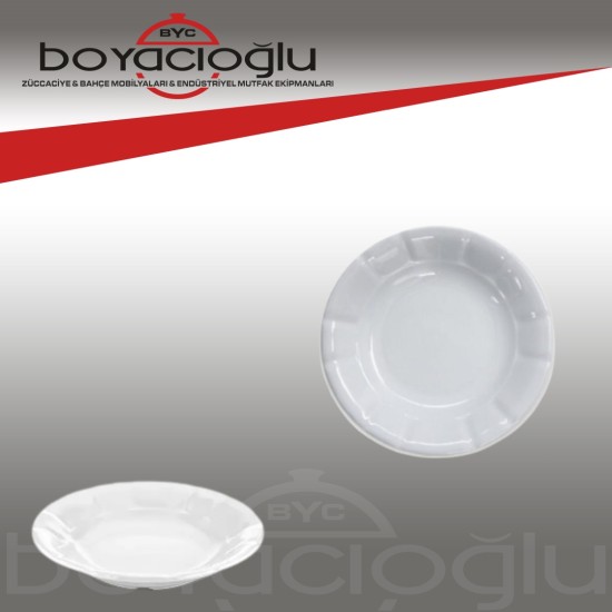 ÖZKALE MELAMİN 18CM OLUKLU TABAK