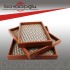PBT-357 AHŞAP DESENLİ 3LÜ TEPSİ