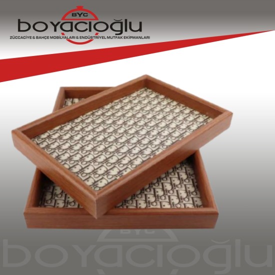 PBT-360 AHŞAP DESENLİ 2Lİ TEPSİ