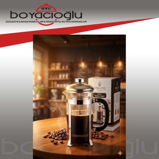 PBT-832 LÜX METAL FRENCH PRESS 350ML