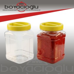 PET KAVANOZ KARE 1500CC