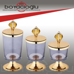 PLMY-18111 LALE İSTEME KAVANOZ 3LÜ